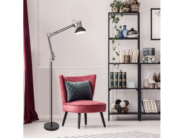 Podna lampa aristeo - crni