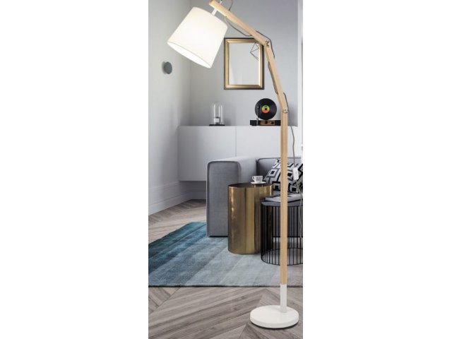 Podna lampa Thomas - bijela