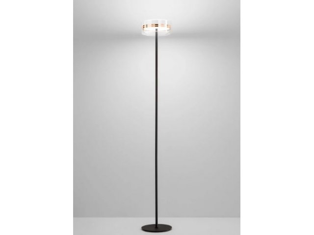 Podna lampa Aere crna