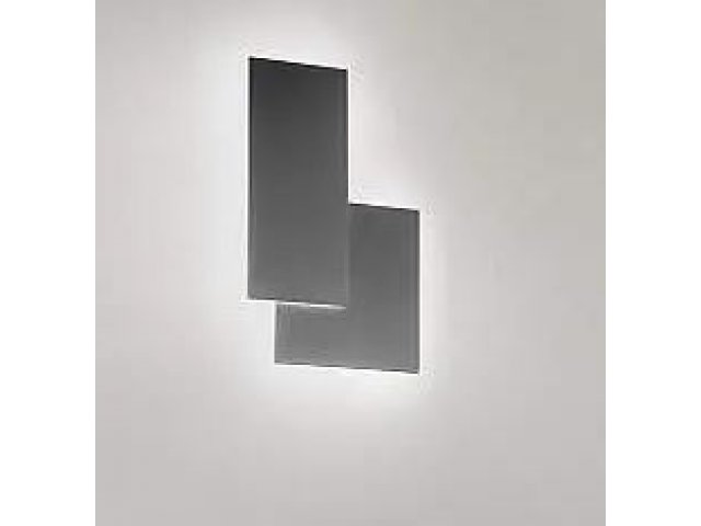 Zidna lampa Quantic siva