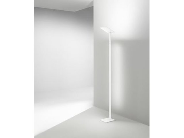 Podna lampa Quadra bijela