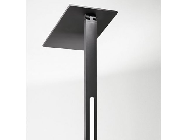 Podna lampa Quadra crna