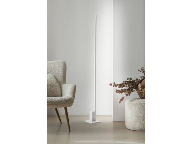 Podna lampa linija bijela