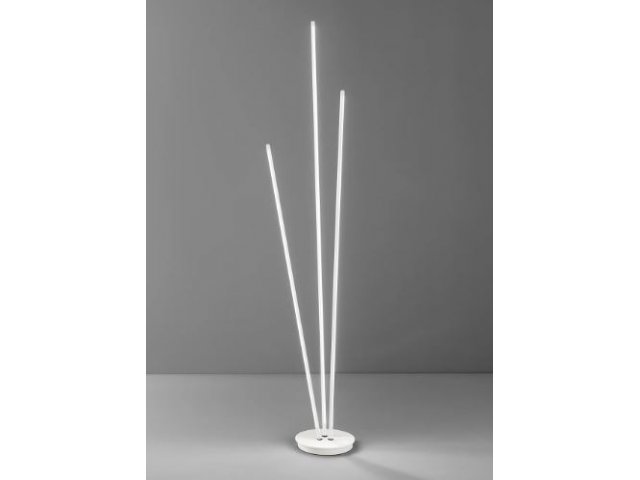 Podna lampa Twins bijela