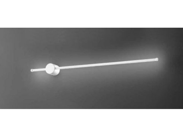 Zidna lampa Clock bijela 97cm