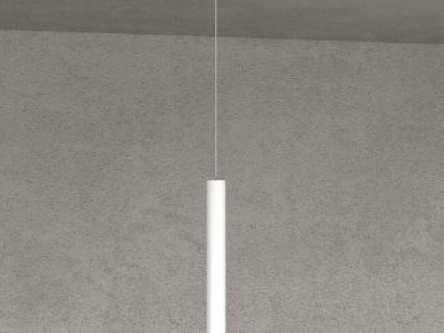 Visilica Round tube bianco