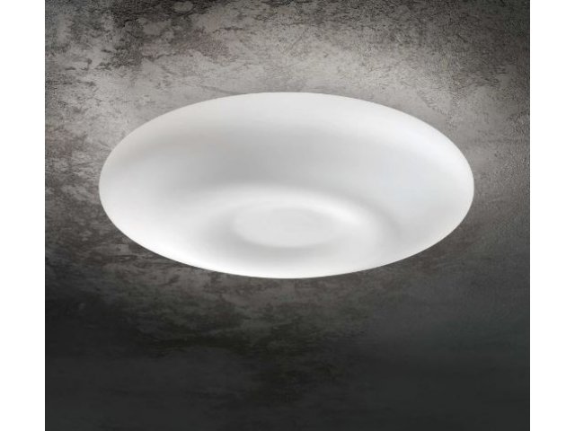 Plafonjera staklena bijela Glori