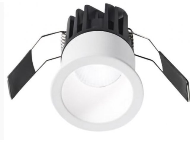 Ugradbena lampa Quebui bijela okrugla