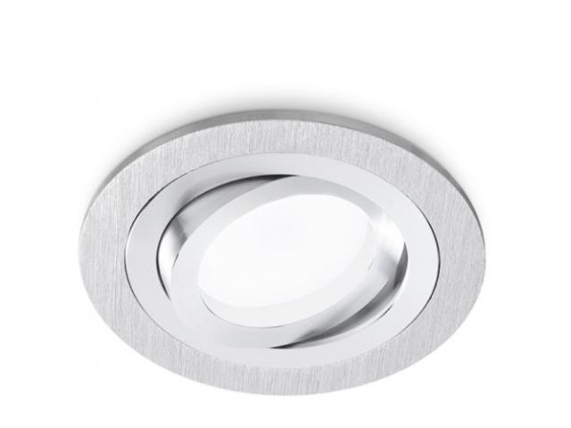Ugradbena lampa Zenit R - aluminij