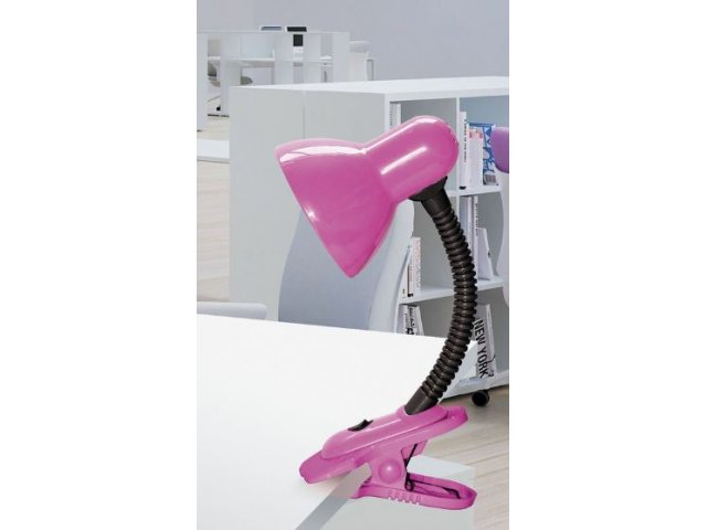 Radna lampa štipaljka fuksja