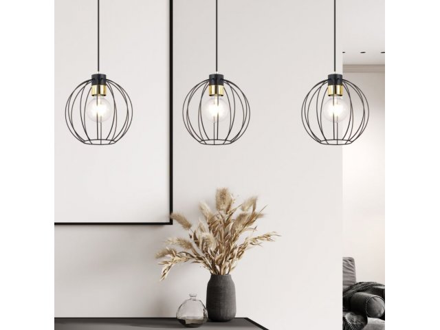 Visilica Gino 3 black/gold