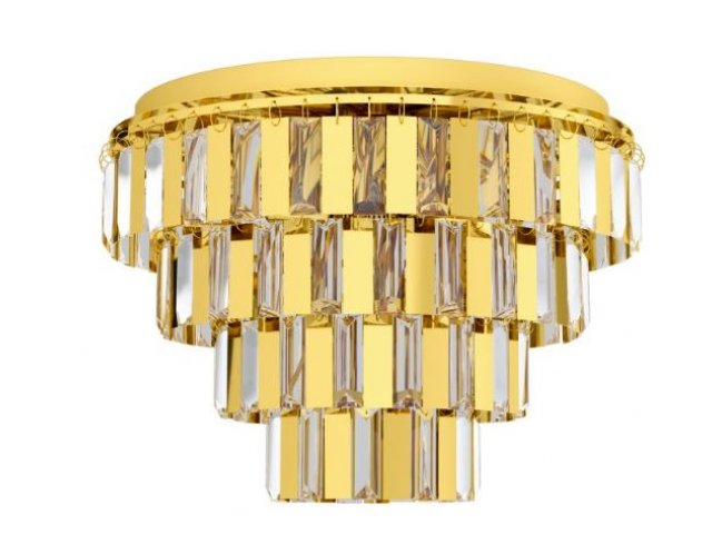 Stropna lampa Erseka - zlatna
