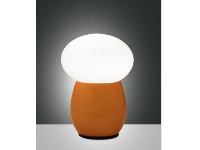Staklena stolna lampa Freddy - ambra