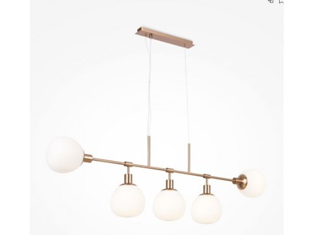 Visilica Erich 5 kugli - zlatna