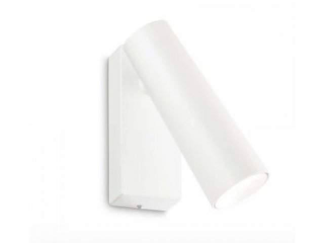 Pipe zidna lampa sa prekidačem bijela