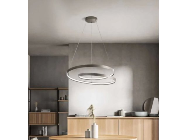 Luster Ritmo d.60 cm - sivi