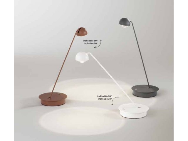 Stolna lampa s prekidačem LYRA - terakota