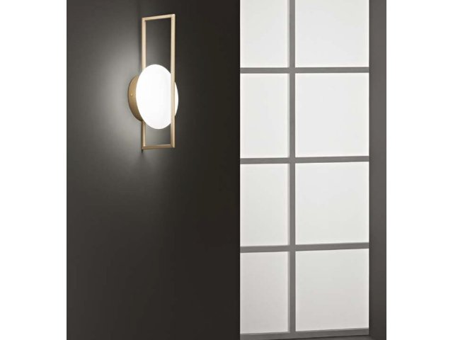 LED zidna lampa Fobos zlatna