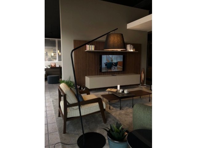 Podna lampa Velvet - crna