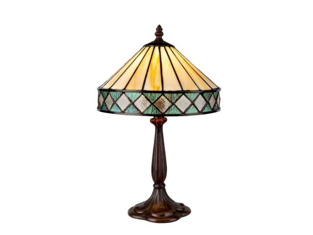 Tiffany stolna lampa Romb srednja